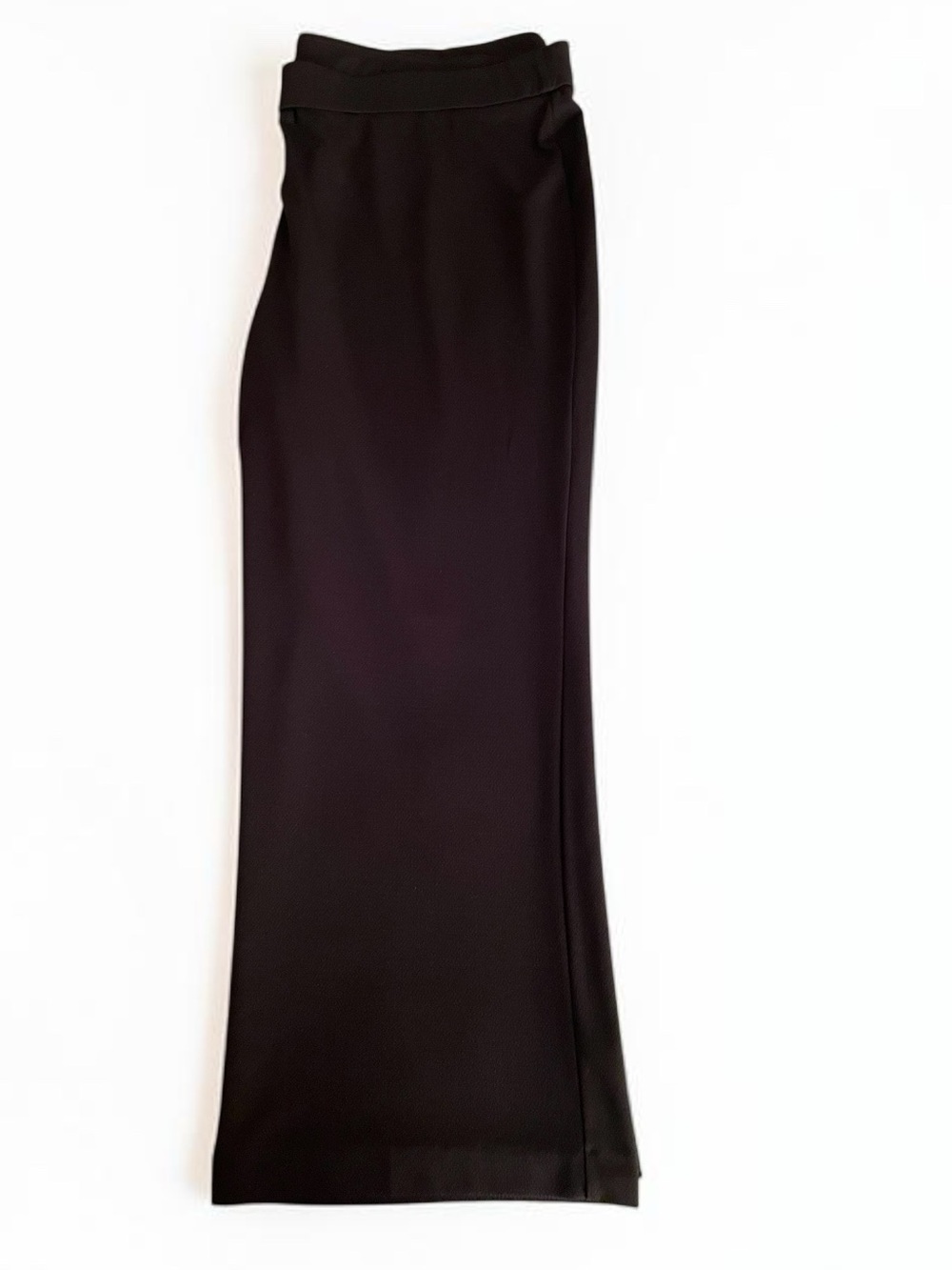 Dress Black Elastic Waist Boot-Cut Pull-On Pants, Plus 4X. - Picture 5 of 7